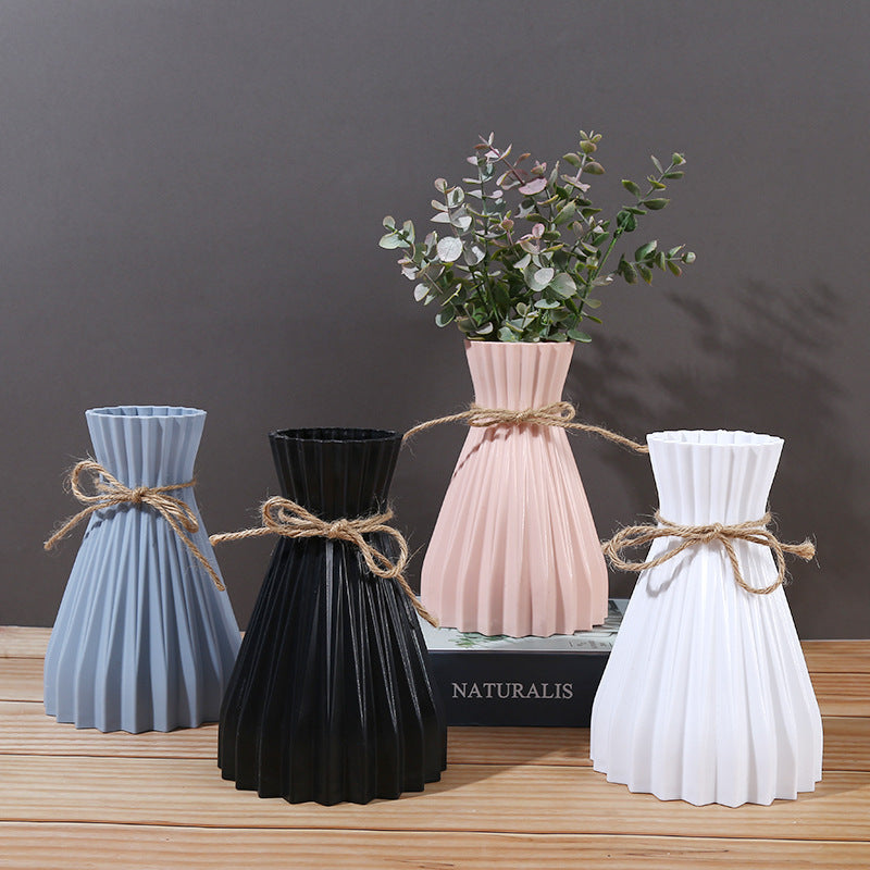 Decorative Pleated Flower Vase