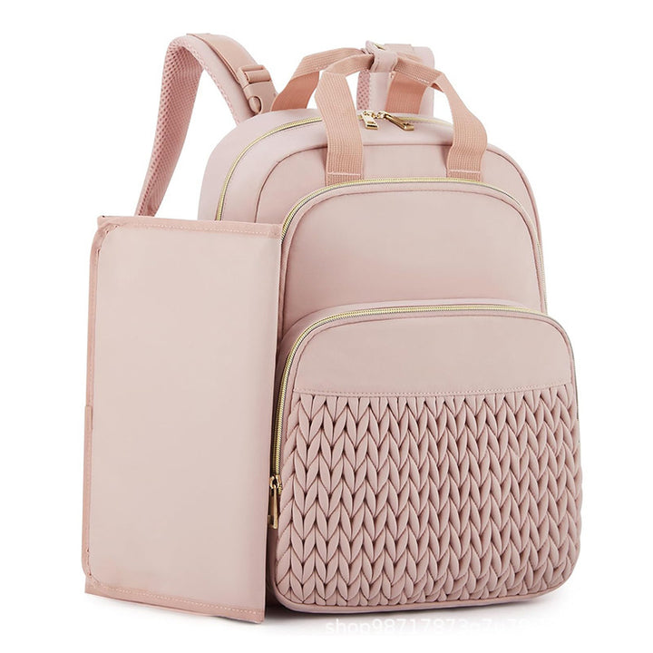 Fashionable backpack with structured design and multiple compartments Kalsten