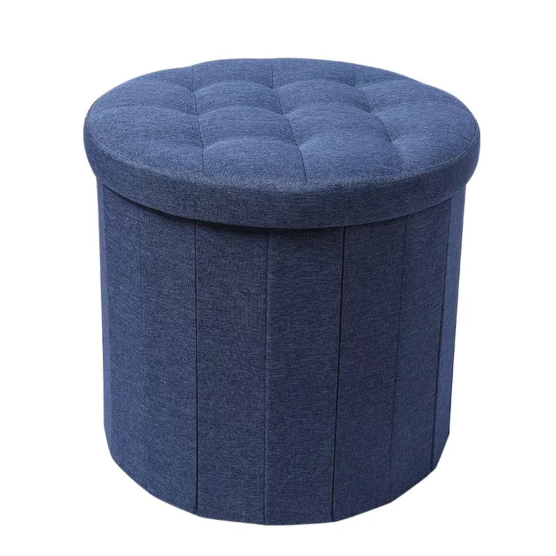 Folding Storage Pouf Kalsten