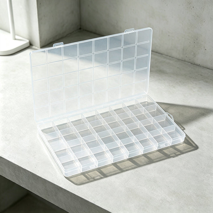 Multi-Compartment Storage Organizer with Secure Latch Kalsten
