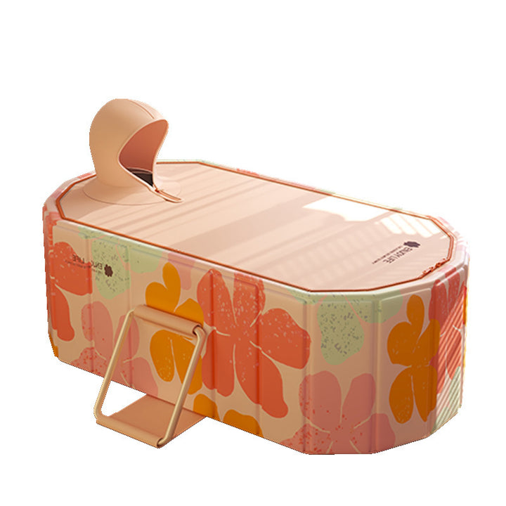 Women's Inflatable Children's Swimming Pool with Colorful Flower Pattern Kalsten