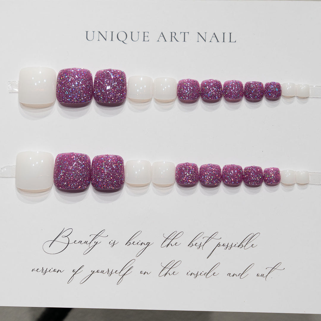 Glittering Sparkle Nail Art
