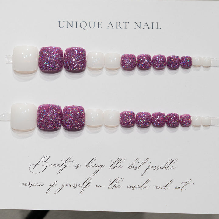 Glittering Sparkle Nail Art