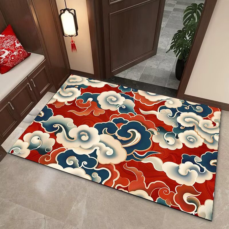 Elegant Cloud Motif Area Mat Kalsten