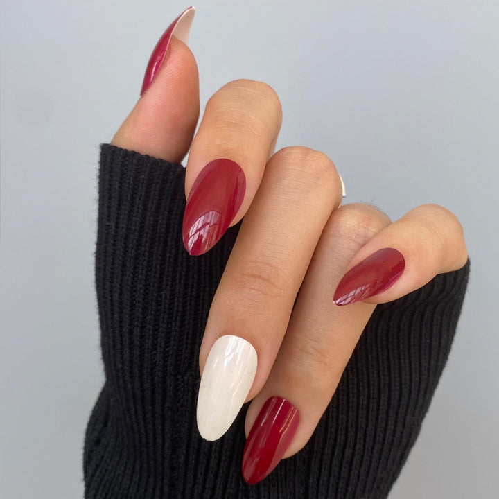 Glamorous Glittery Stiletto Press-On Nails Kalsten
