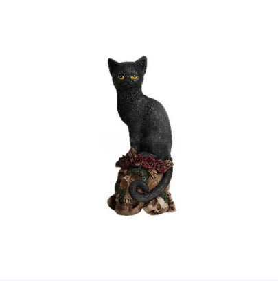 Decorative Black Cat Figurine Kalsten