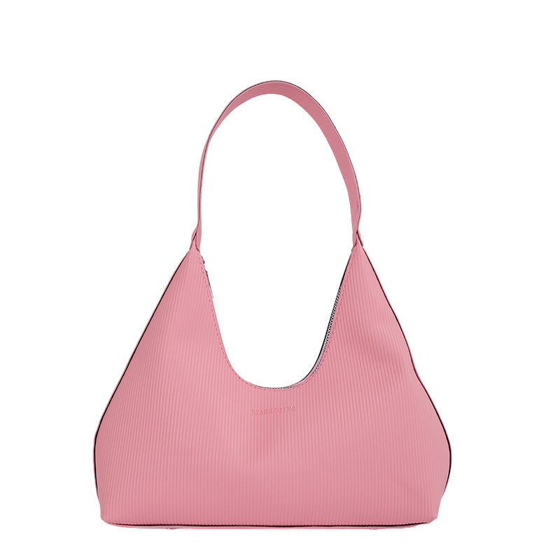 WoTextured Ribbed Hobo Handbag Kalsten