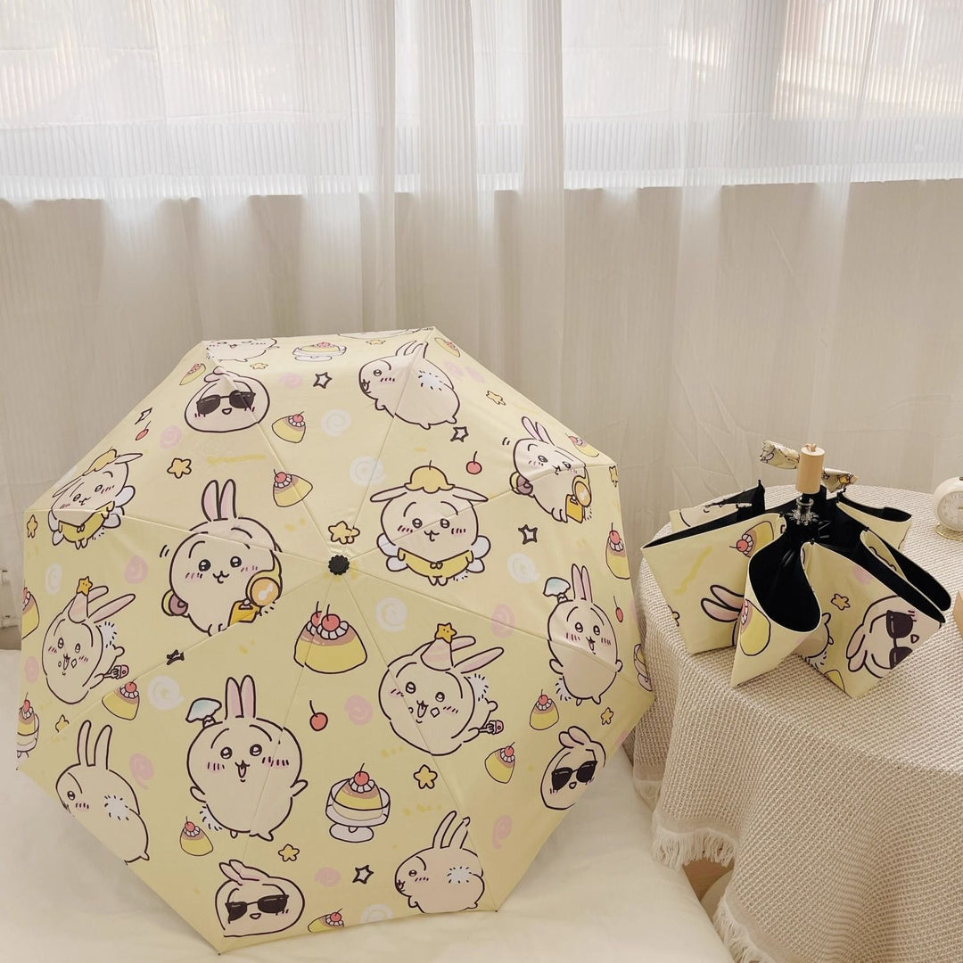 Women's Folding Umbrella with Playful Animal Design Kalsten