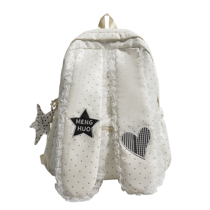 Cute Bunny-Ear Design Embellished Backpack Kalsten