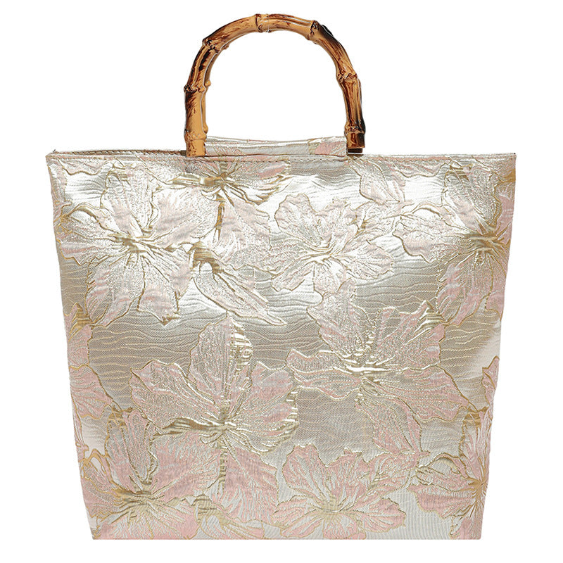 Elegant Floral Tote Bag