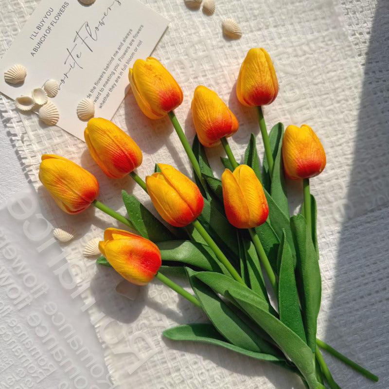 Realistic Faux Tulip Bouquet