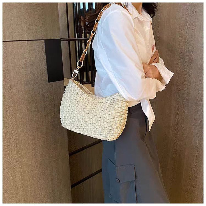 Handbag with chain carry handle Kalsten