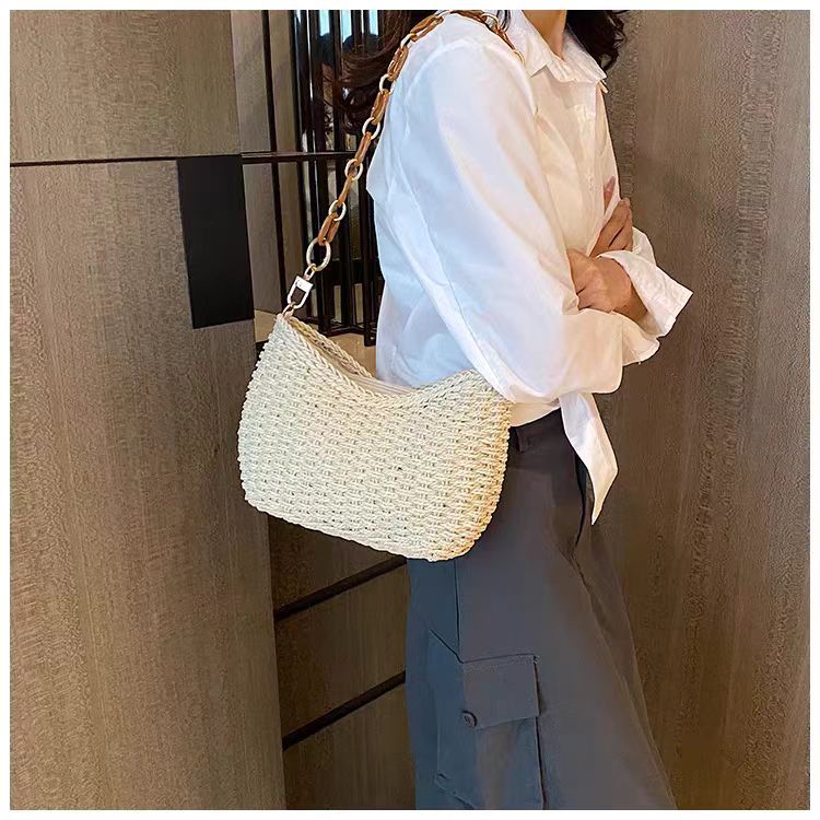 Fashionable Shoulder Bag Made of Braided Material Kalsten