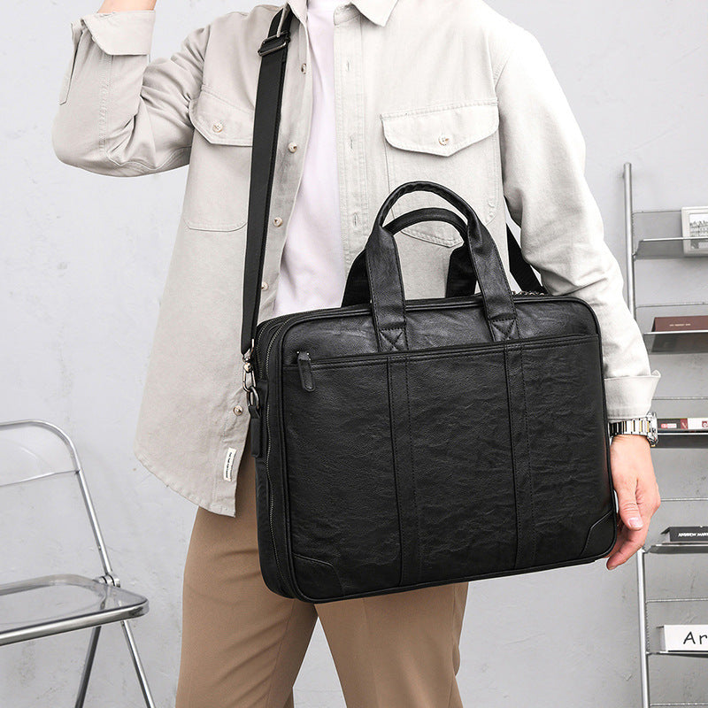 Laptop and Briefcase Made of High-Quality Leather Kalsten