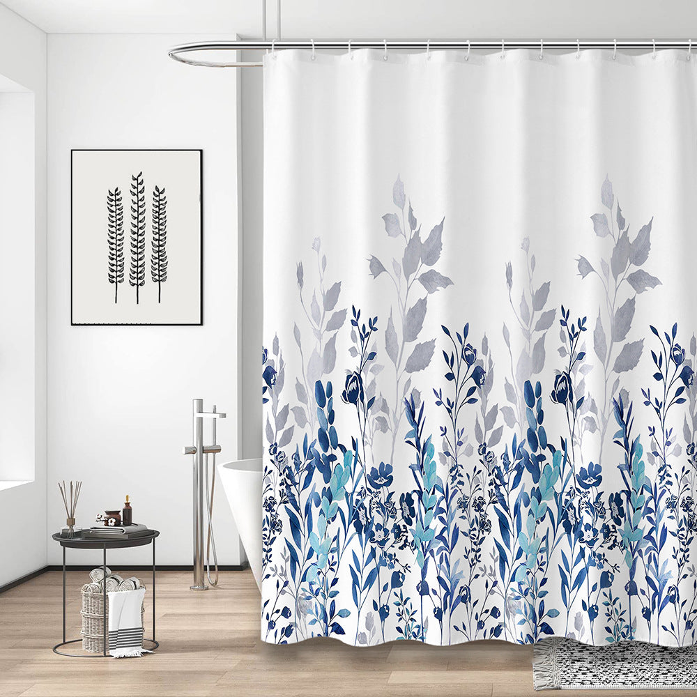 Floral Print Shower Curtain Kalsten