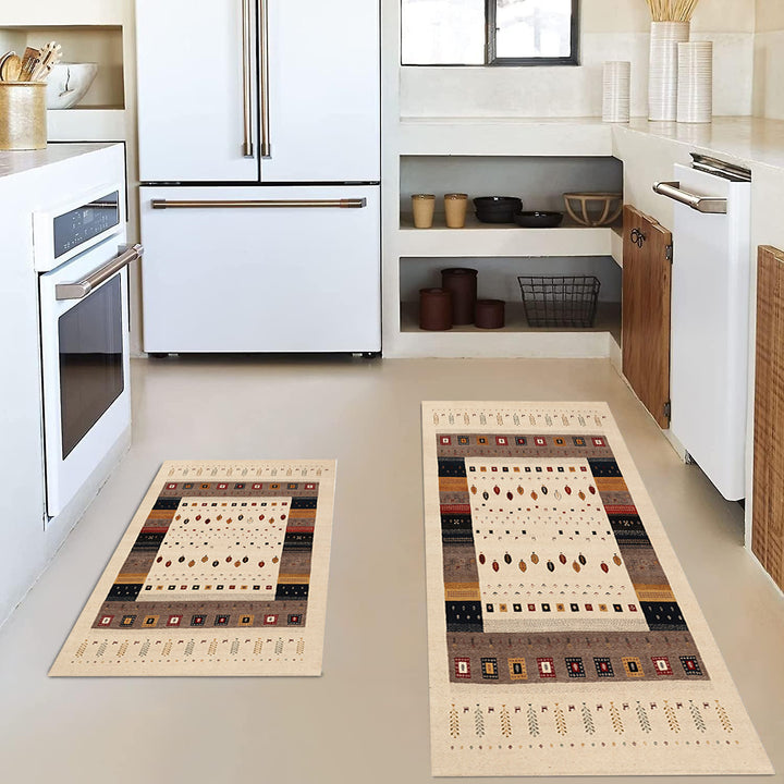 Vintage-Inspired Kitchen Mat Set Kalsten