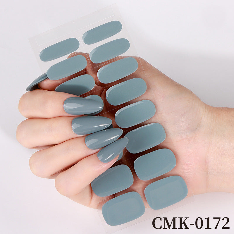 Glossy Press-On Nail Wraps