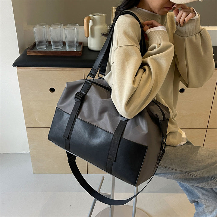 Fashion-Forward Structured Travel Duffle Bag Kalsten