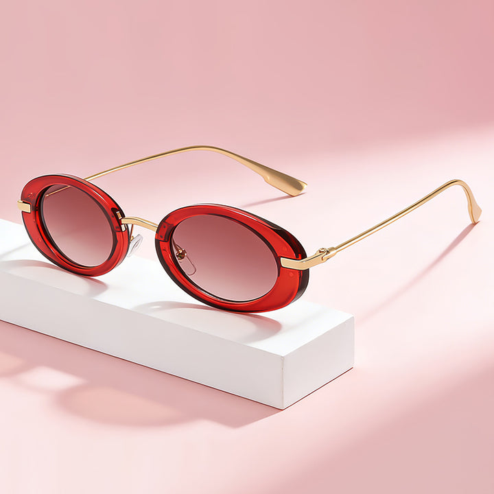 Elegant Oval Frame Sunglasses Kalsten