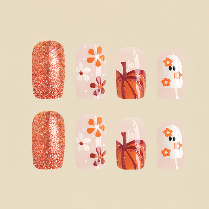 Seasonal Themed Press-On Nail Art Enhancements Kalsten