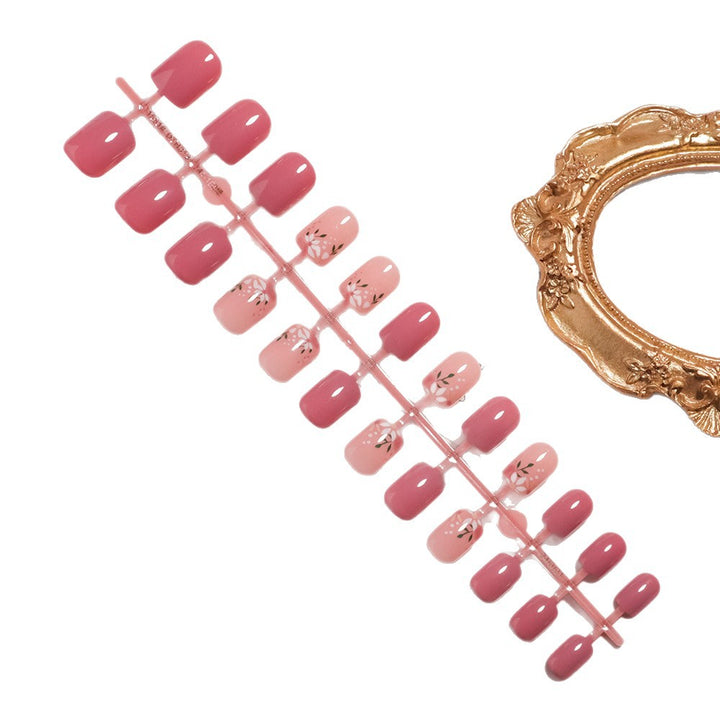 Artistic Floral Nail Design Press-On Set Kalsten