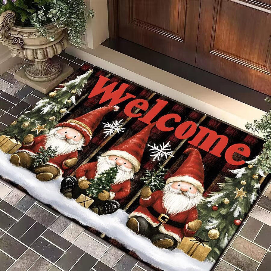 Festive Christmas Welcome Mat Kalsten