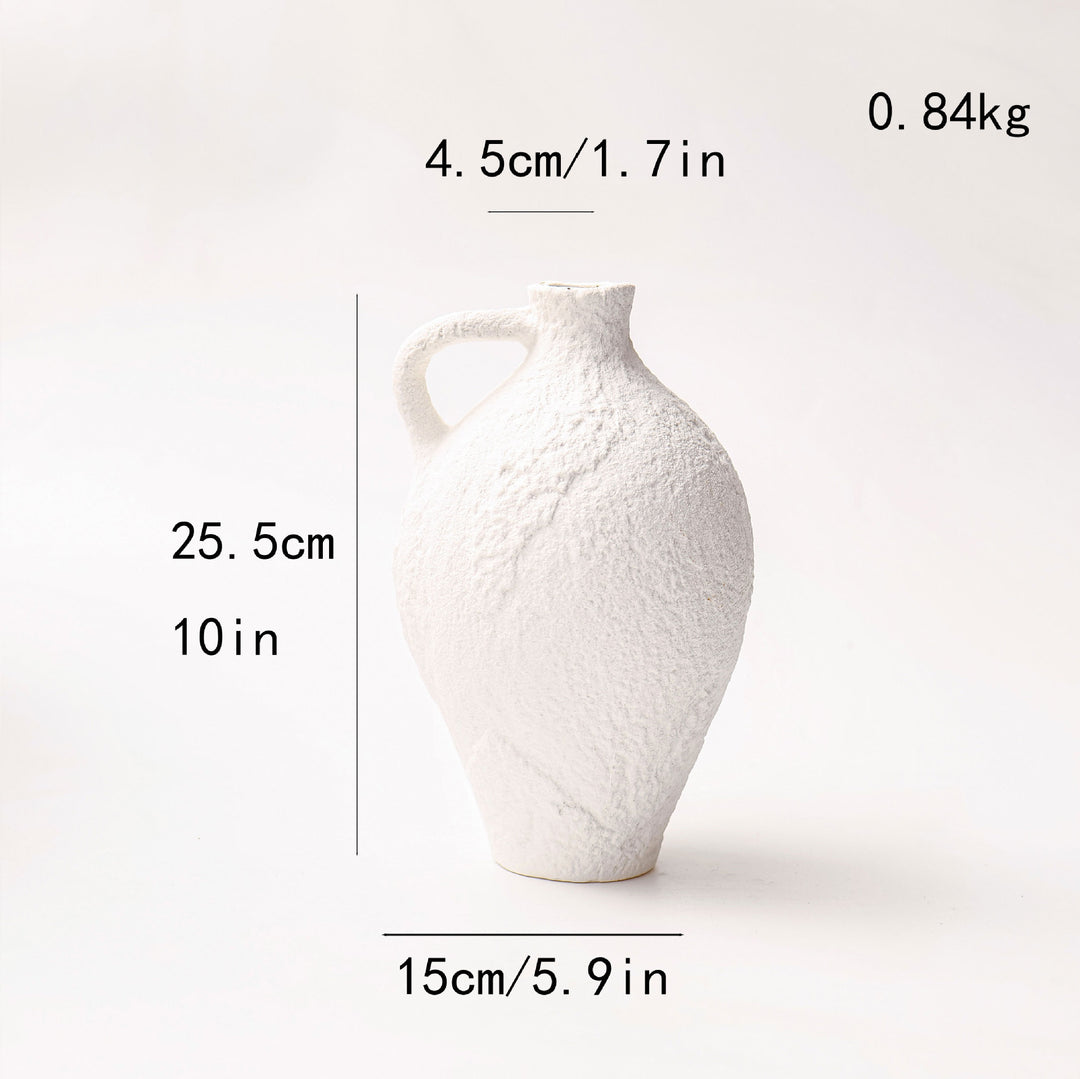 Textured Ceramic Decorative Vase