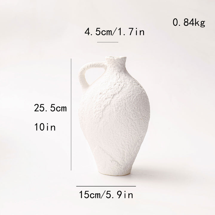 Textured Ceramic Decorative Vase