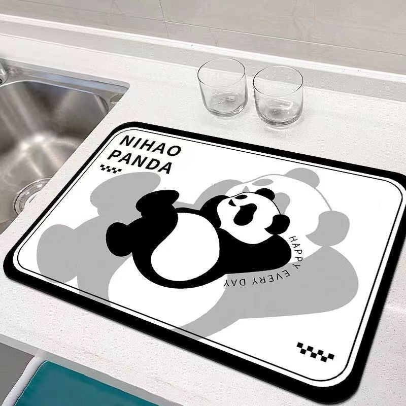 Cartoon Cat Kitchen Mat