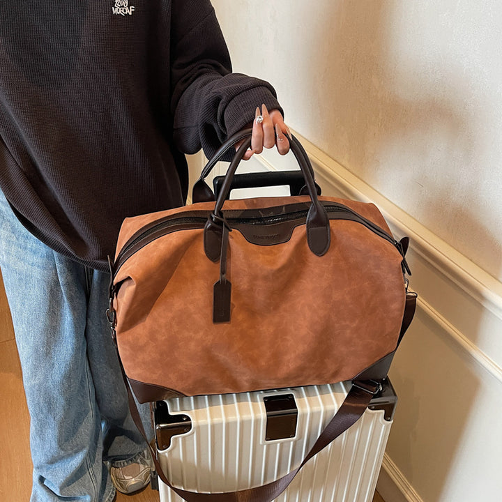 Premium Leather Travel Duffle