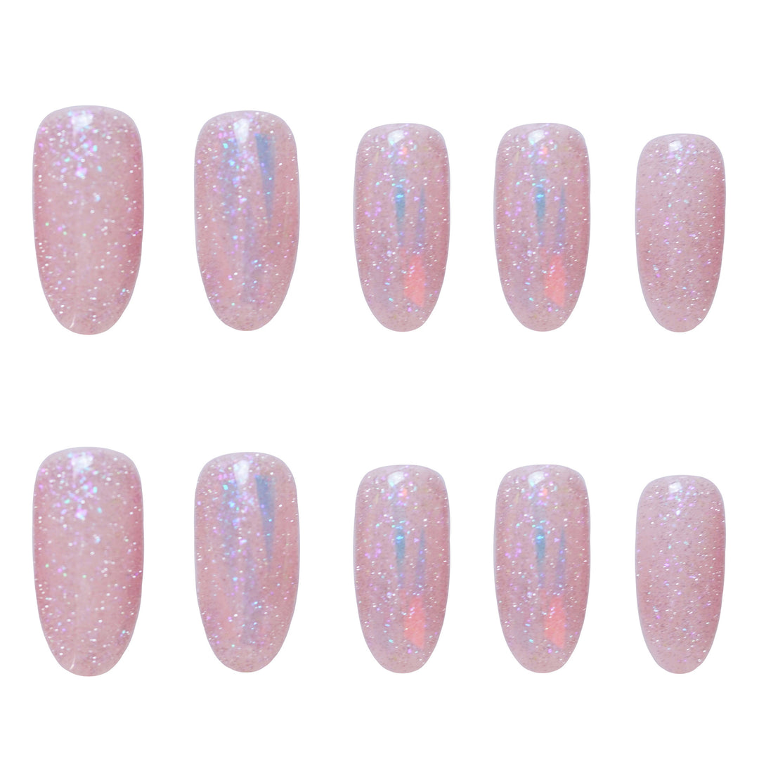 Sparkling Glittery Press-On Nail Set Kalsten 1790727491