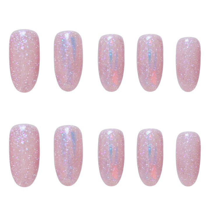 Sparkling Glittery Press-On Nail Set Kalsten 1790727491
