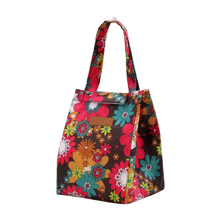 Floral Insulated Lunch Bag