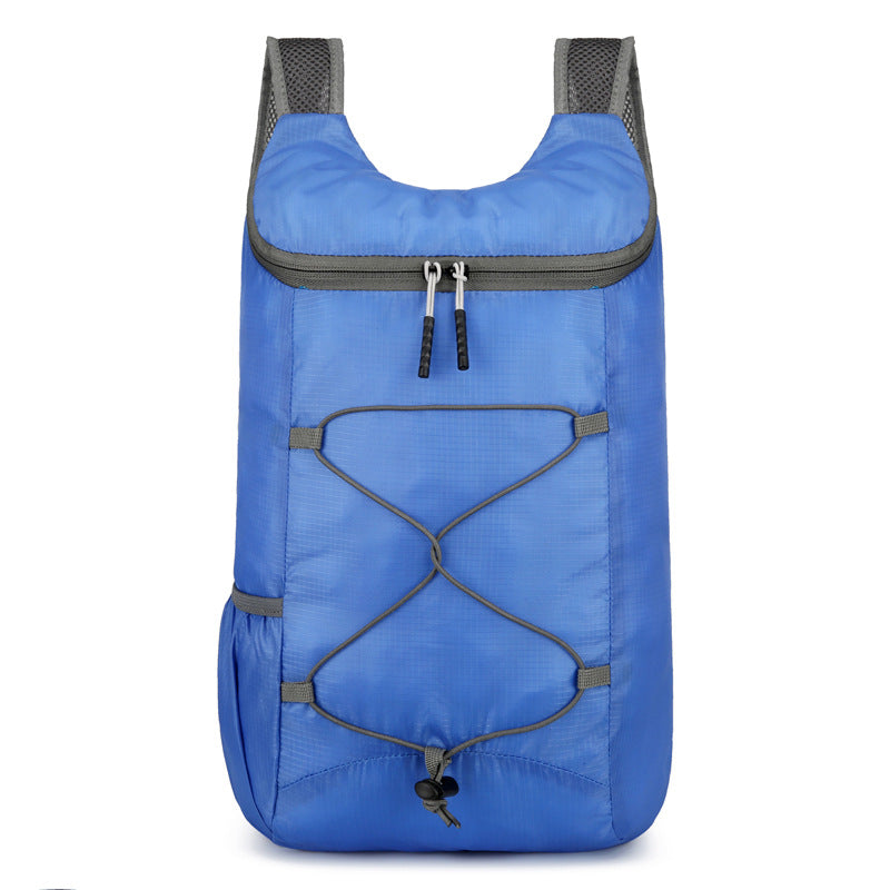 Unisex nan ultra-lightweight foldable daypack made of ripstop with elastic outer bungee and padded straps Kalsten