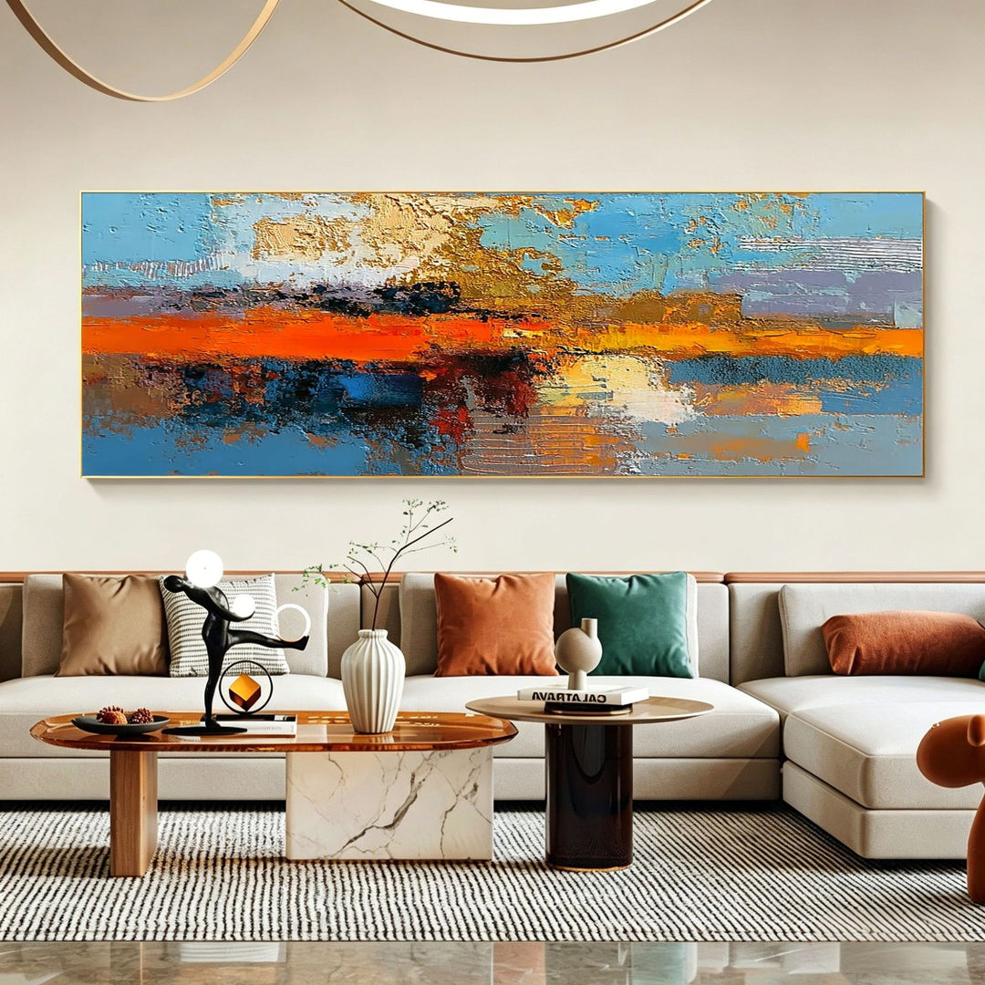 Abstract Expressionist Canvas Art for Living