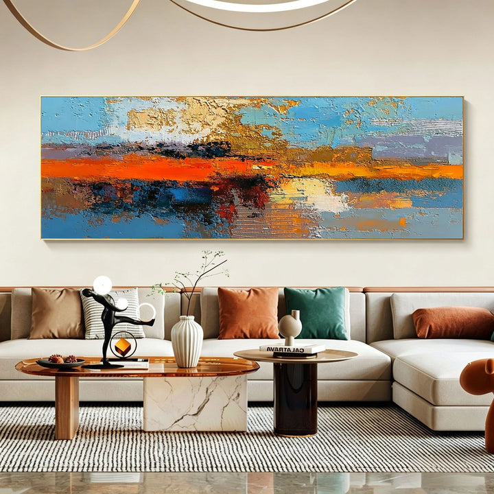 Abstract Expressionist Canvas Art for Living