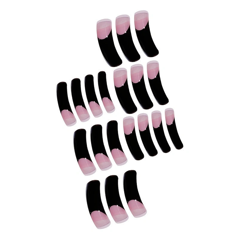 Long Elegant French Tip Nail Extensions Kalsten