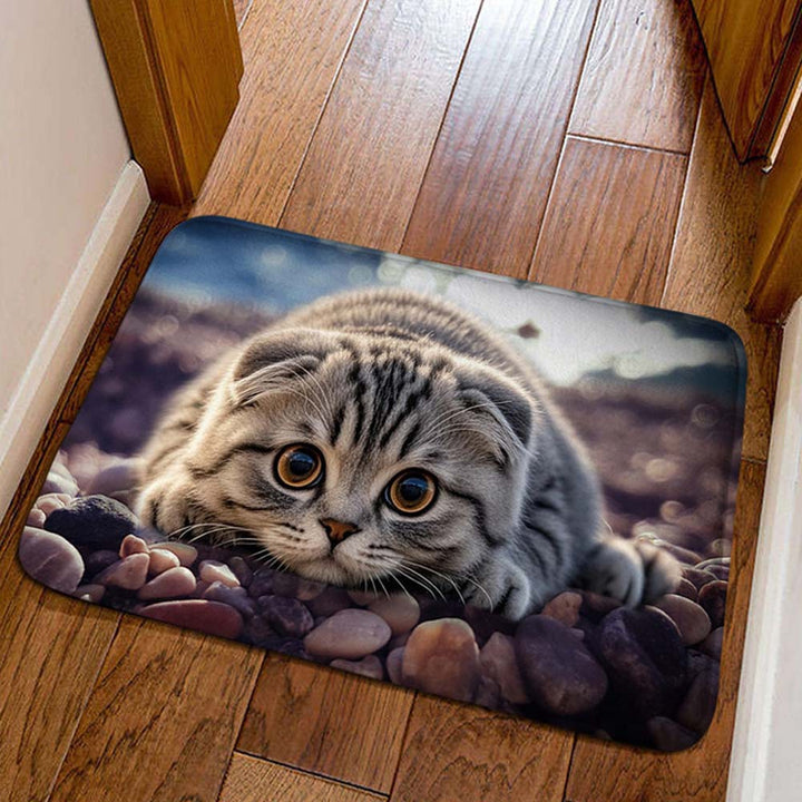Decorative Cat Welcome Mat Kalsten