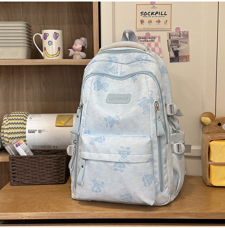 Casual Multi-Compartment School Backpack Kalsten