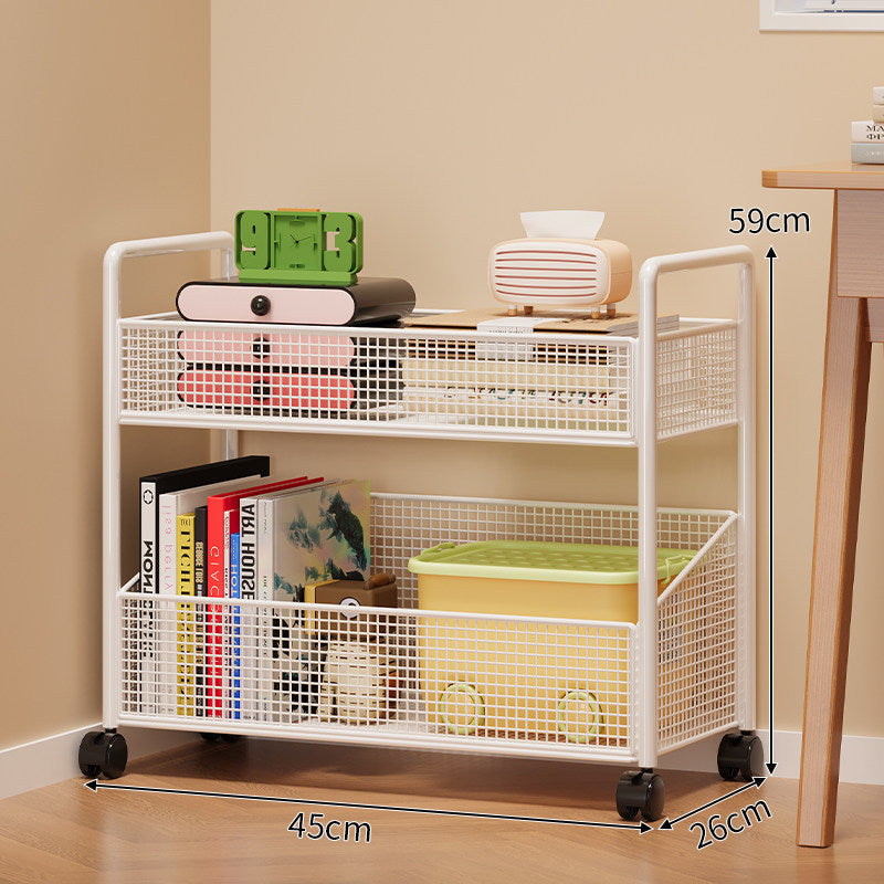 Mesh Multi-Shelf Storage Rack Kalsten