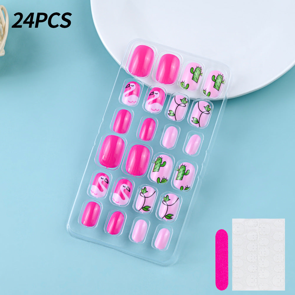 Themed Summer Beach Nail Art Press-On Nails Kalsten