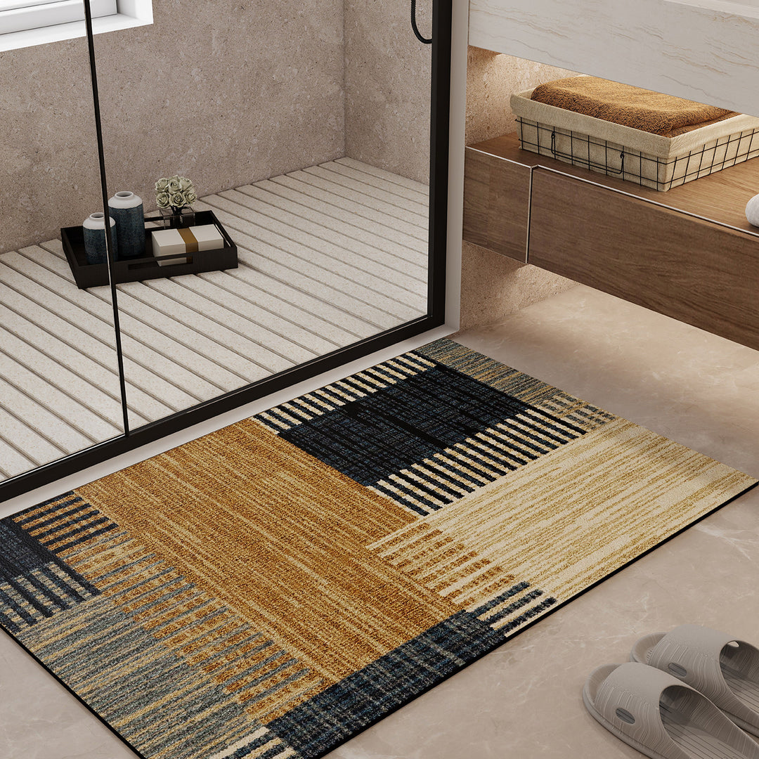 Geometric Pattern Bath Mat Kalsten