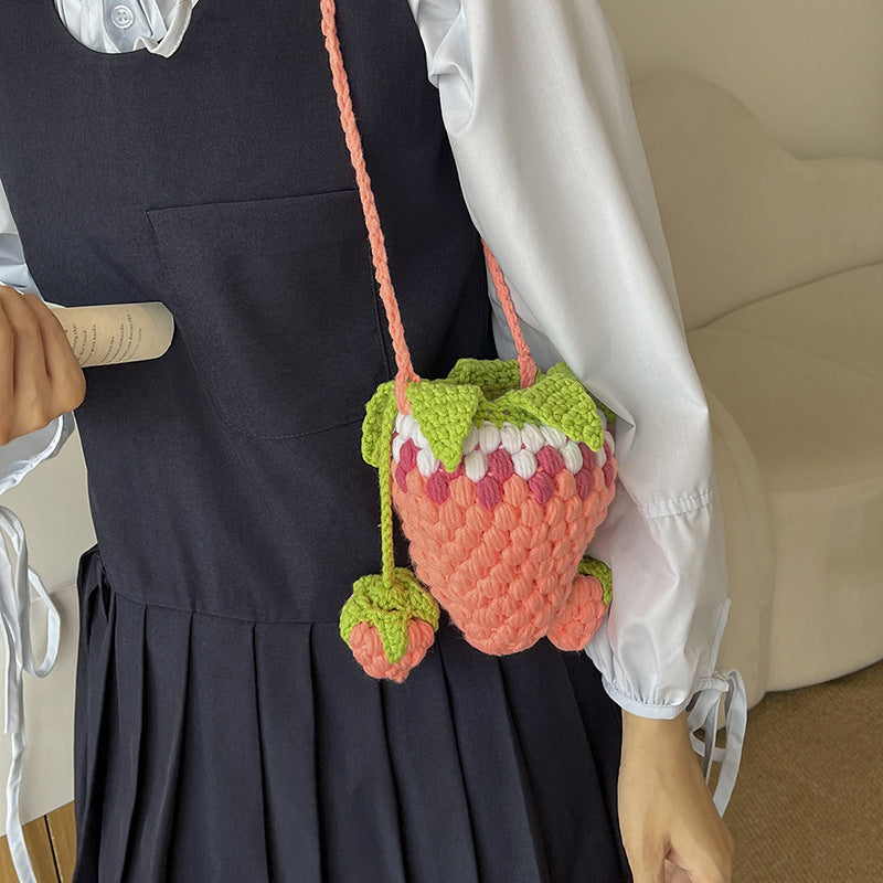 Decorative Crochet Strawberry
