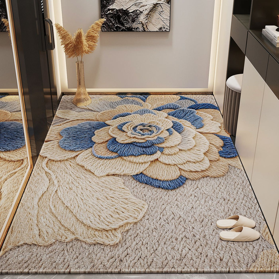 Floral Pattern Indoor Area Rug