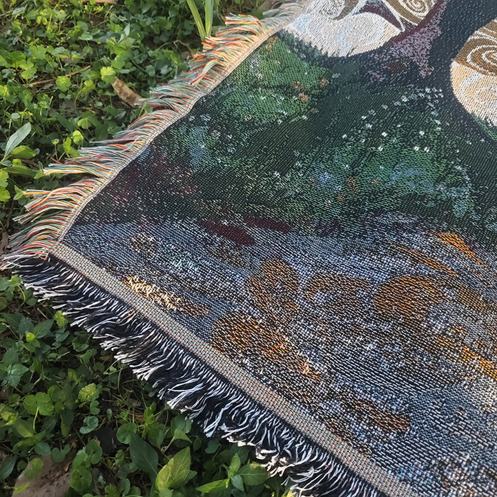 Artistic Woven Throw Blanket