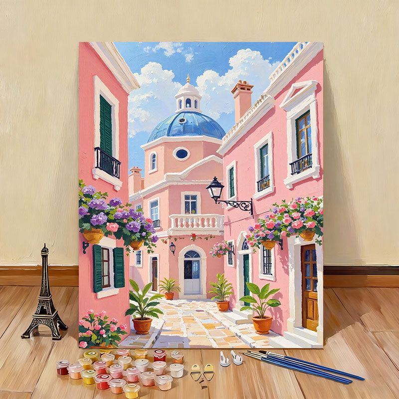DIY Scenic Coastal Paint by Numbers Kit Kalsten