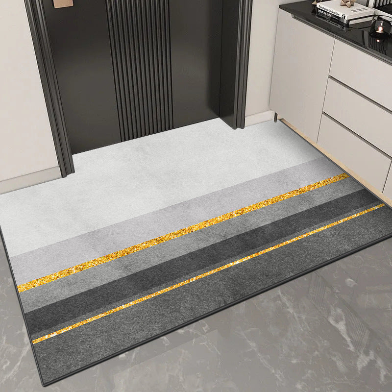 Decorative Half-Circle Entrance Mat