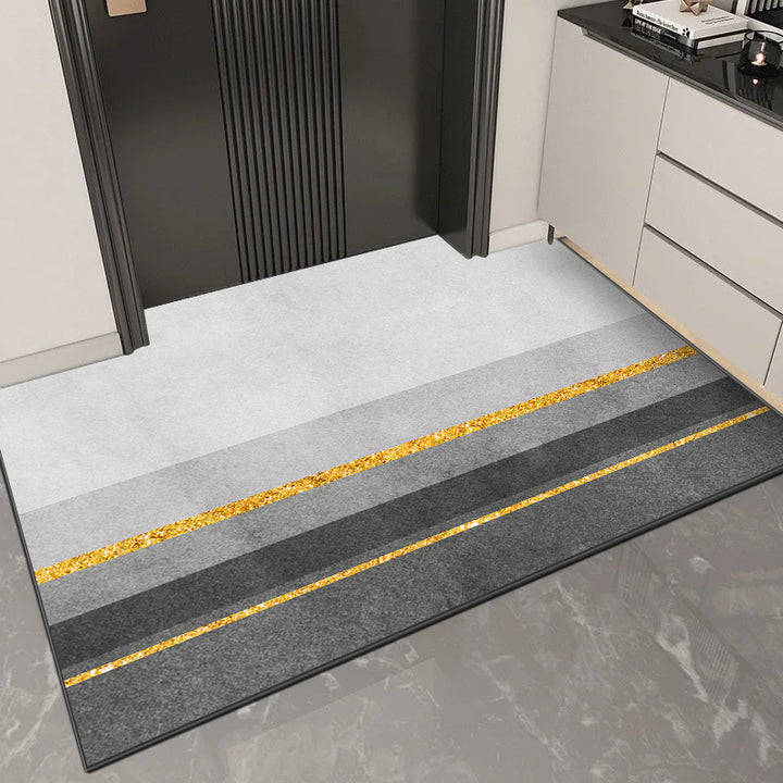Decorative Half-Circle Entrance Mat