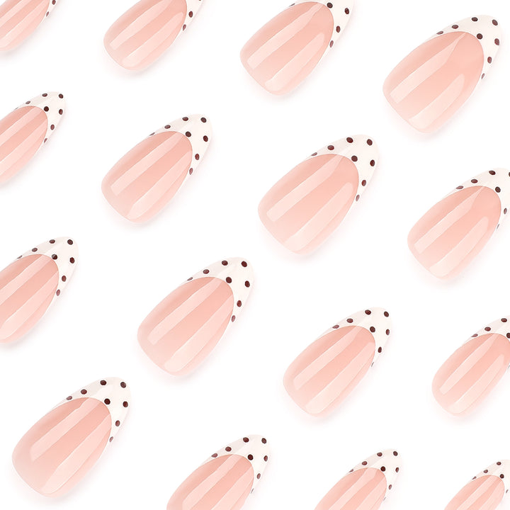 Artful manicure with elegant French tip Kalsten