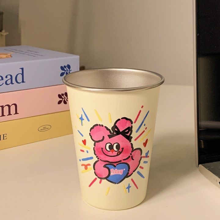 Creative drinking glass with funny cat motif Kalsten